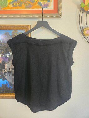 Ann Taylor Boxy Linen Top